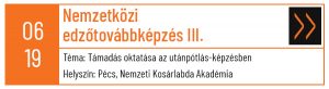 Nemzetközi edzőtovábbképző III. - KSMK - Pécs