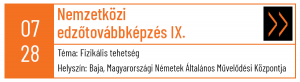 Kilencedik Nemzetközi Edzőtovábbképzés - KSMK